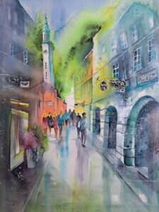 Aquarell auf Arches